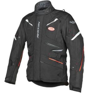 Ayrton Trail Jawa Motorradjacke schwarz-rot