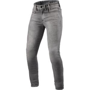 Revit Piston 3 Skinny Extra Cropped Motorcycle Jeans Washed Grey