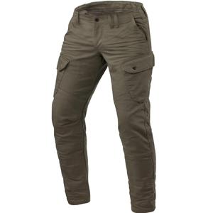 Revit Cargo 2 TF Extra Cropped Motorcycle Jeans Khaki