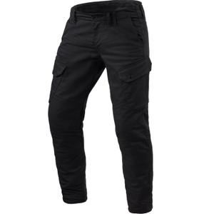 Revit Cargo 2 TF Extra Cropped Motorradjeans Schwarz