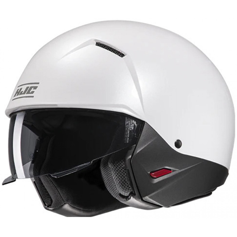 Offener Helm mit Visier HJC i20N Solid Pearl White