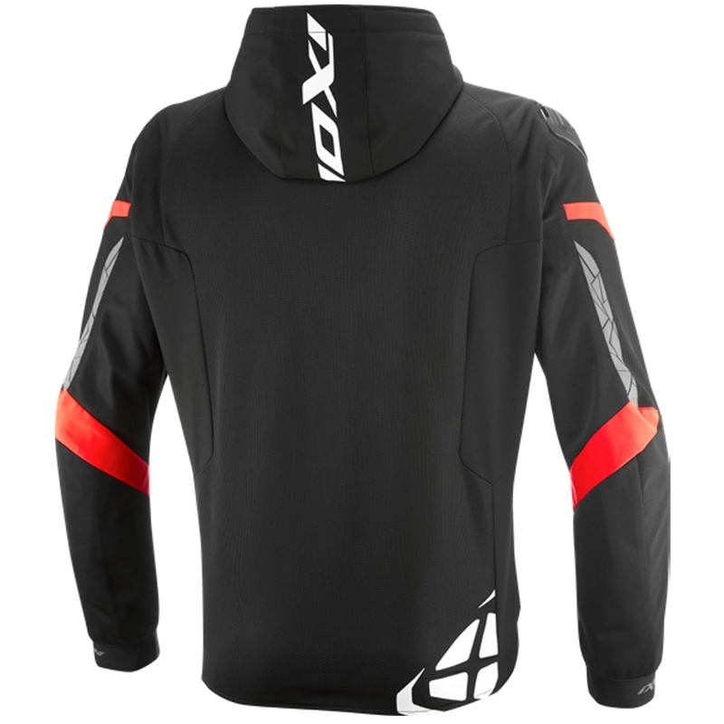 IXON Pulsion Air Motorradjacke schwarz-weiß-rot