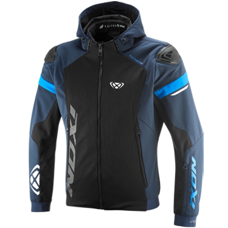 IXON Pulsion Air Motorradjacke schwarz-blau