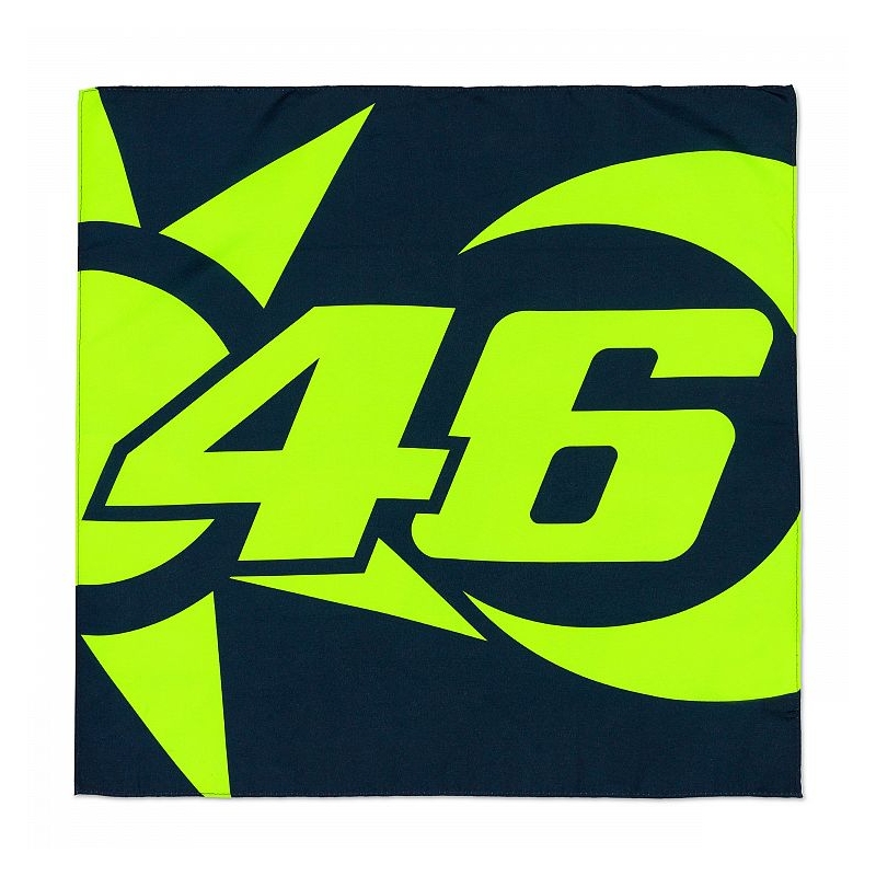 Halstuch VR46 Valentino Rossi SUN AND MOON blau-gelb