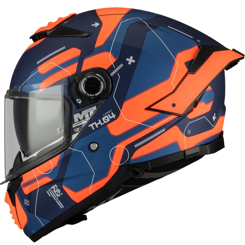 Integralhelm MT Thunder 4 SV Lumex C24 blau-orange