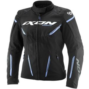 Damen-Motorradjacke IXON Striker 2 Lady schwarz-lavendel