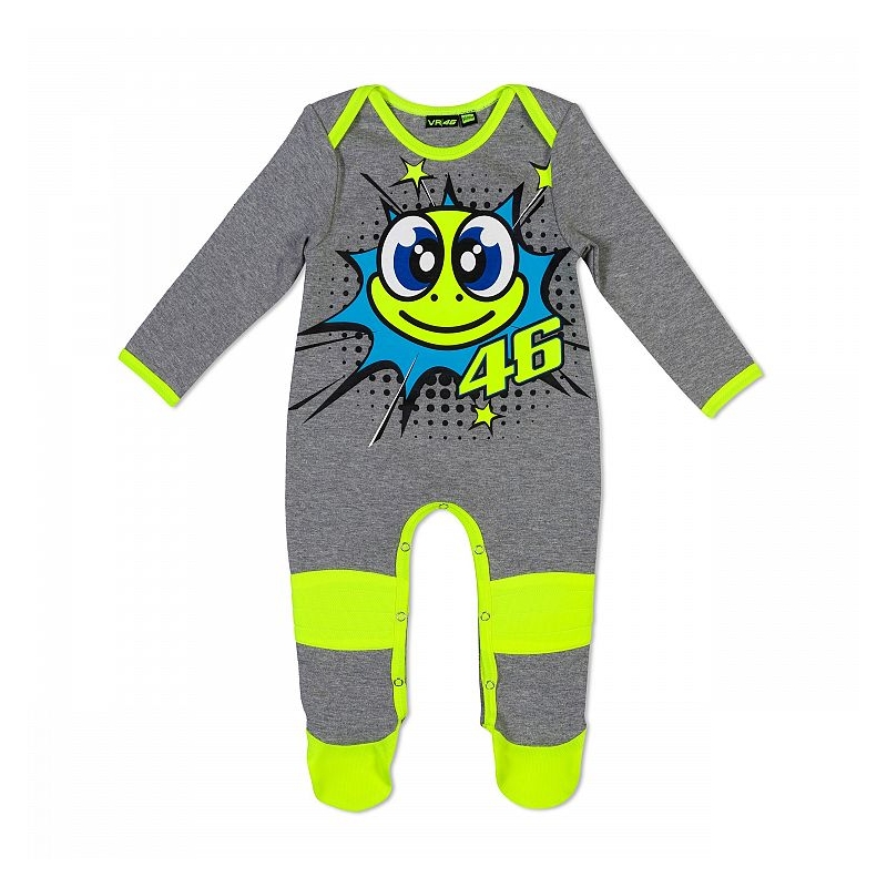 Baby-Strampler VR46 Valentino Rossi grau