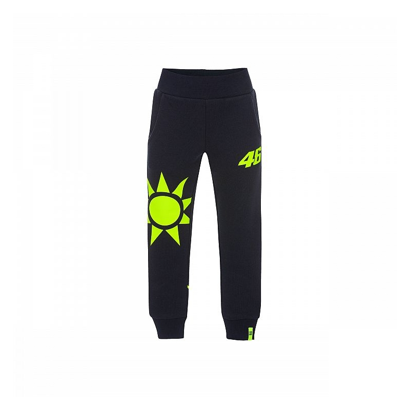 Kinder-Sweatpants VR46 Valentino Rossi schwarz
