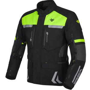 RSA Storm Motorradjacke schwarz-grau-fluogelb