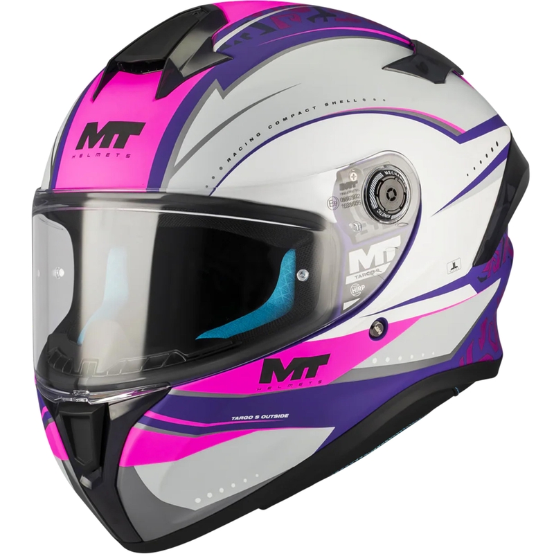 Integralhelm MT Targo S Outside C8, matt lila-grau-rosa