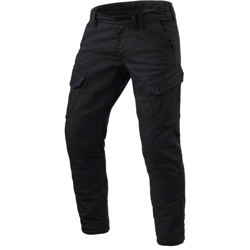 Gekürzte Motorradjeans Revit Cargo 2 TF Schwarz