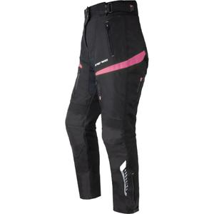 Damen Street Racer Vix Motorradhose schwarz-rosa