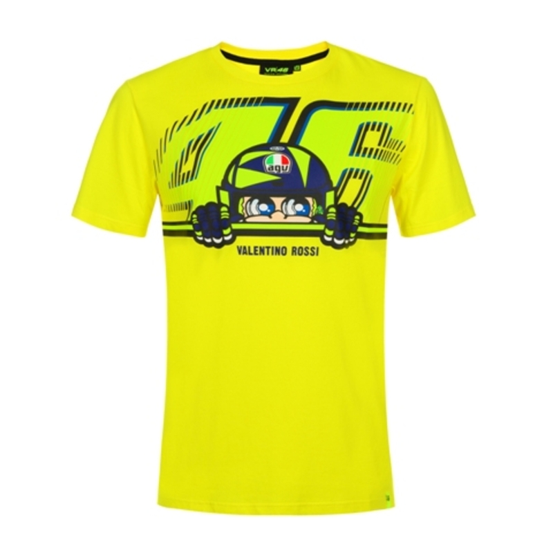 T-shirt VR46 Valentino Rossi CUPOLINO gelb