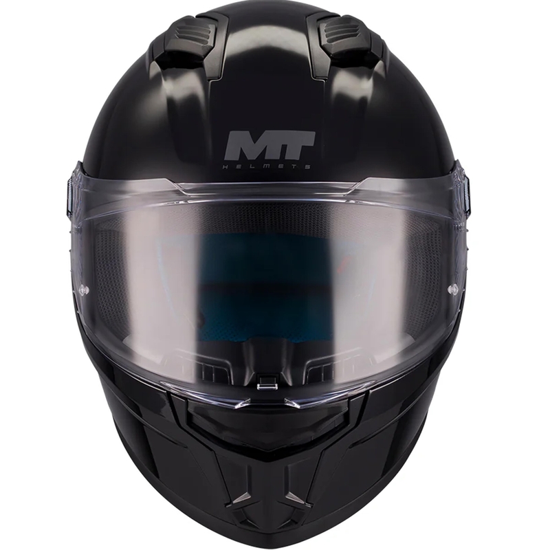 MT Stinger 2 Pure A1 Integralhelm für Motorräder, Schwarz