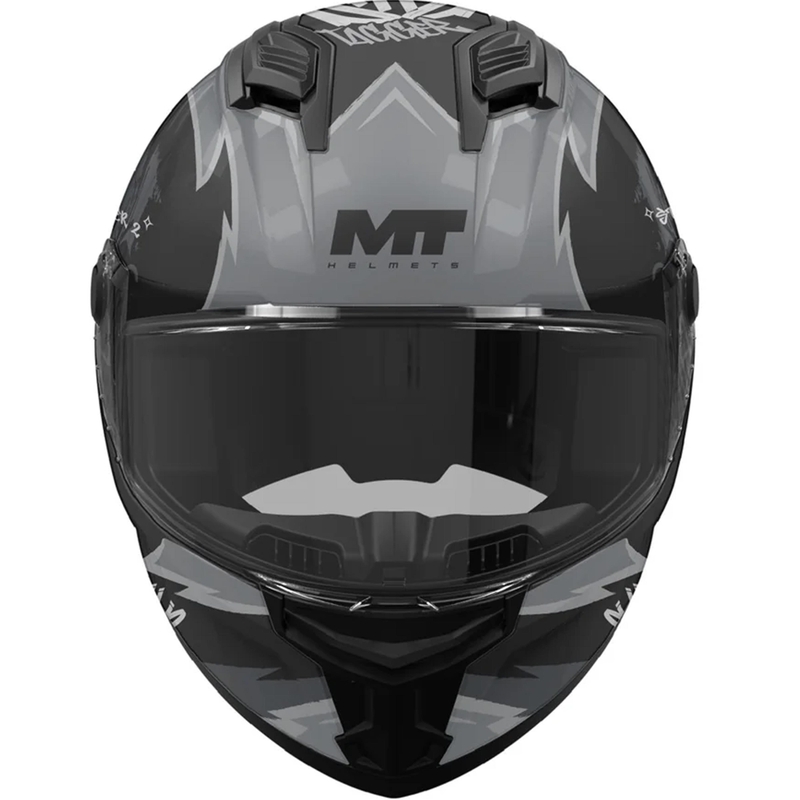 Integralhelm MT Stinger 2 Tagger B2 matt schwarz-grau