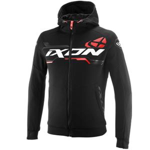 IXON Touchdown Ultra Motorradjacke schwarz-weiß-rot
