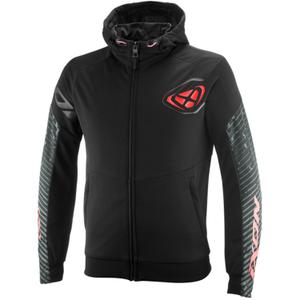 IXON Touchdown Air Motorradjacke schwarz-fluoreszierend rot