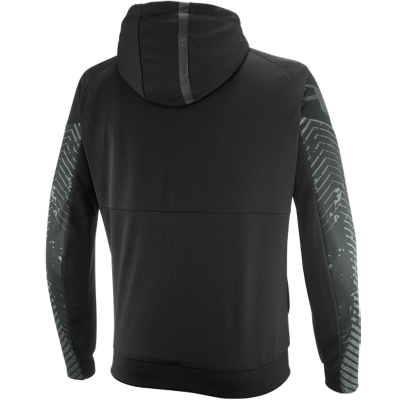 IXON Touchdown Air Motorrad-Sweatshirt schwarz-fluoreszierend rot