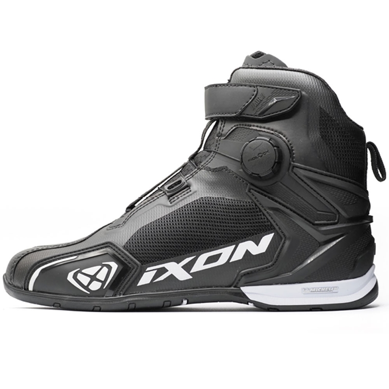 IXON Bull 2 Air Motorradstiefel schwarz-weiß