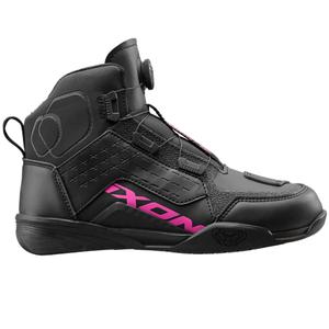 Damen-Motorradstiefel IXON Vyper WP schwarz-pink