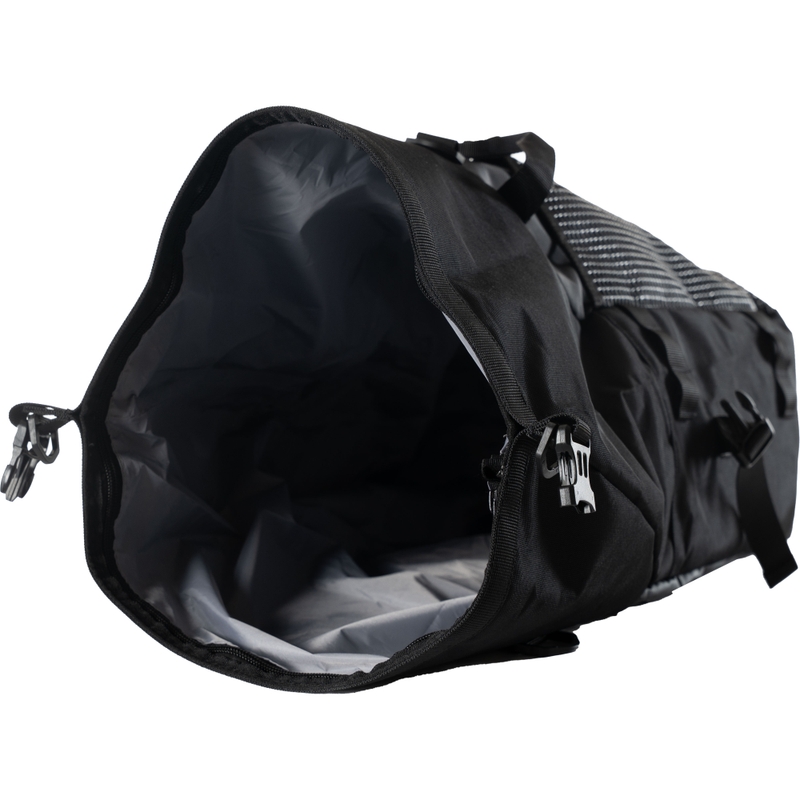 Wasserdichte Motorradtasche MotoZem DryBag schwarz 27,5 l