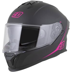 Integralhelm ZED K40, matt schwarz-rosa
