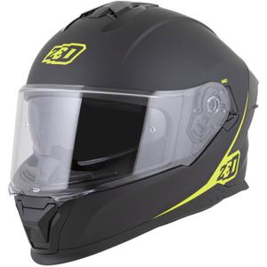 Integralhelm ZED K40, matt schwarz-fluoreszierend gelb