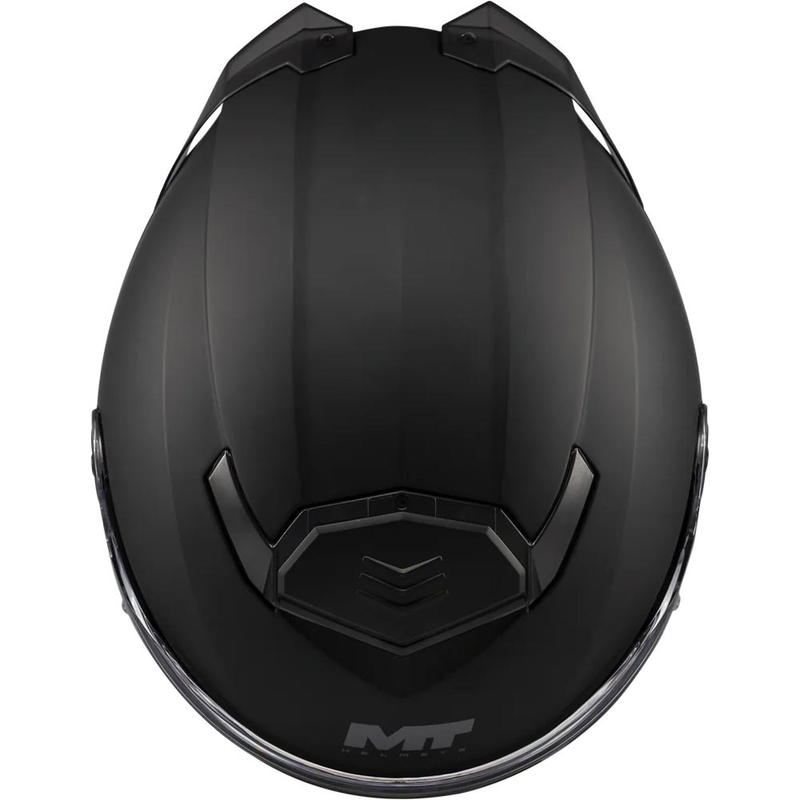 Klappbarer Motorradhelm MT Atom 2 SV Pure A1 matt schwarz