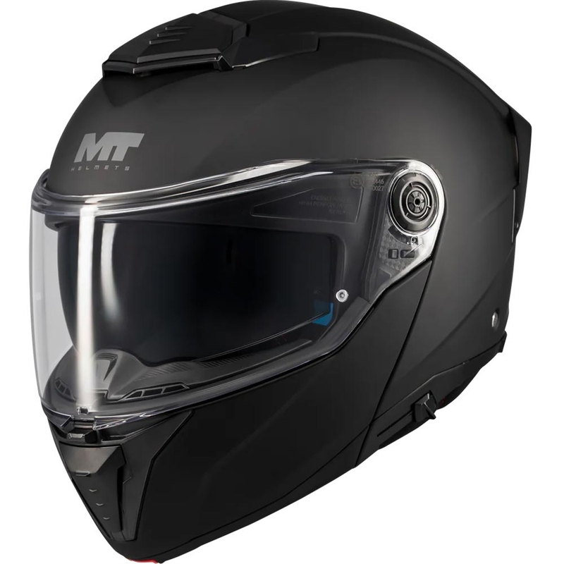 Klappbarer Motorradhelm MT Atom 2 SV Pure A1 matt schwarz