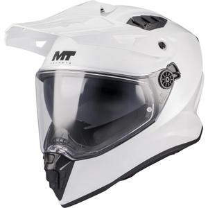 Enduro-Motorradhelm MT Track SV Pure A0 weiß