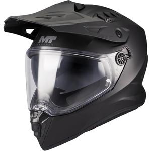 Enduro-Motorradhelm MT Track SV Pure A1 matt schwarz