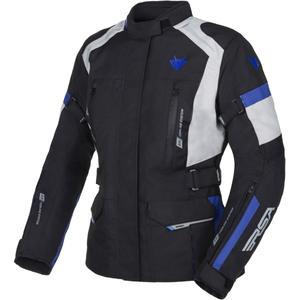 RSA EXO 2 Schwarz-Grau-Blau Motorradjacke für Damen
