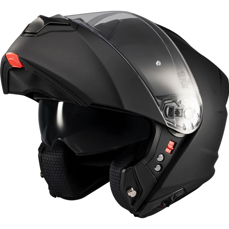 Klappbarer Motorradhelm MT Genesis SV Pure A1, matt schwarz