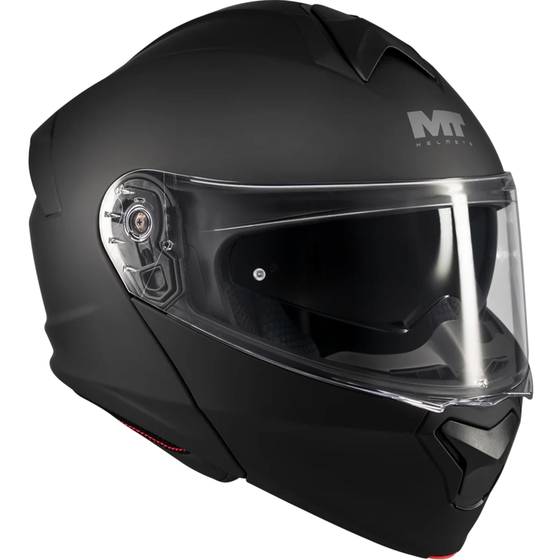Klappbarer Motorradhelm MT Genesis SV Pure A1, matt schwarz
