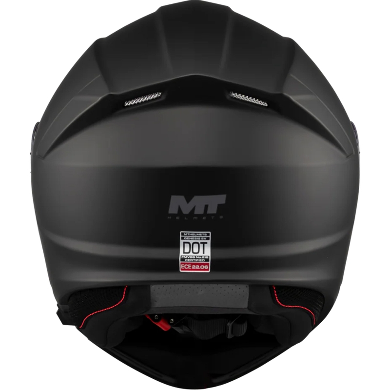 Klappbarer Motorradhelm MT Genesis SV Pure A1, matt schwarz