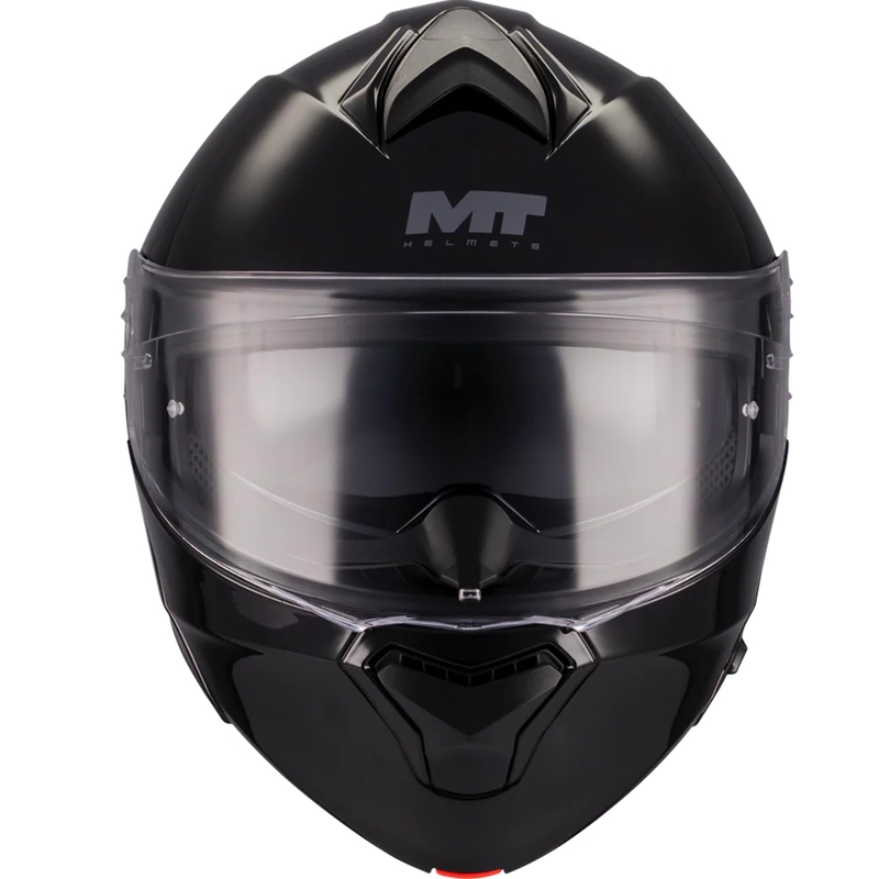 Klappbarer Motorradhelm MT Genesis SV Pure A1 schwarz