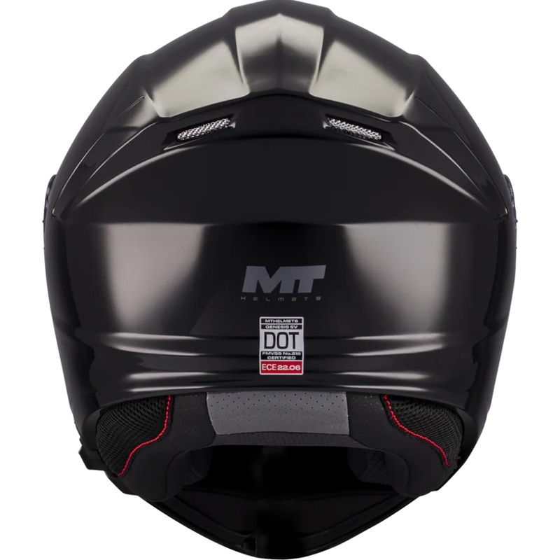 Klappbarer Motorradhelm MT Genesis SV Pure A1 schwarz