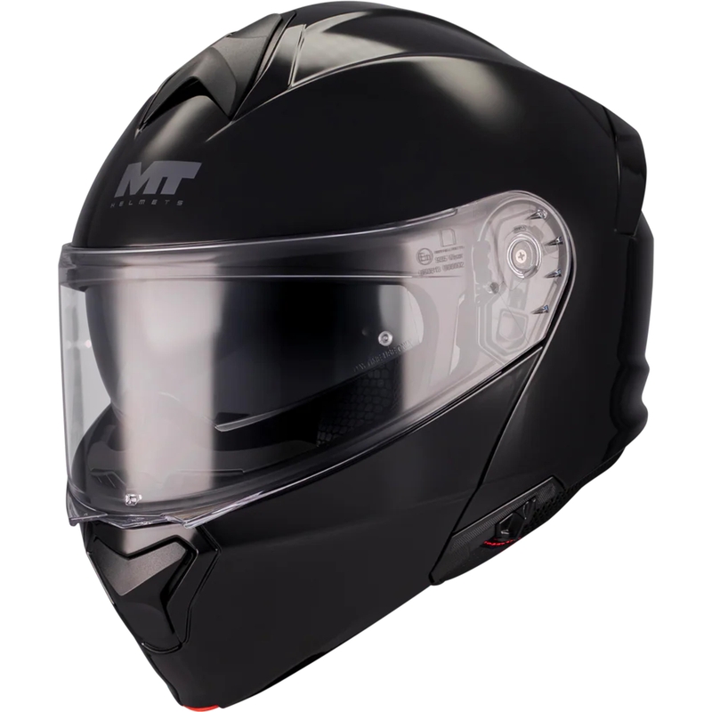 Klappbarer Motorradhelm MT Genesis SV Pure A1 schwarz