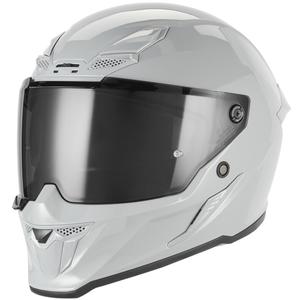 NOX Exclusive Goliath Integralhelm für Motorräder, grau-weiß