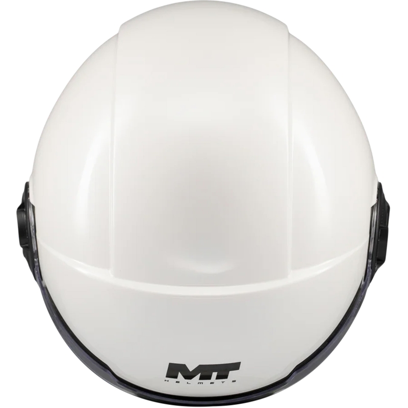 Offener Motorradhelm MT Viale SV S Pure A0 weiß