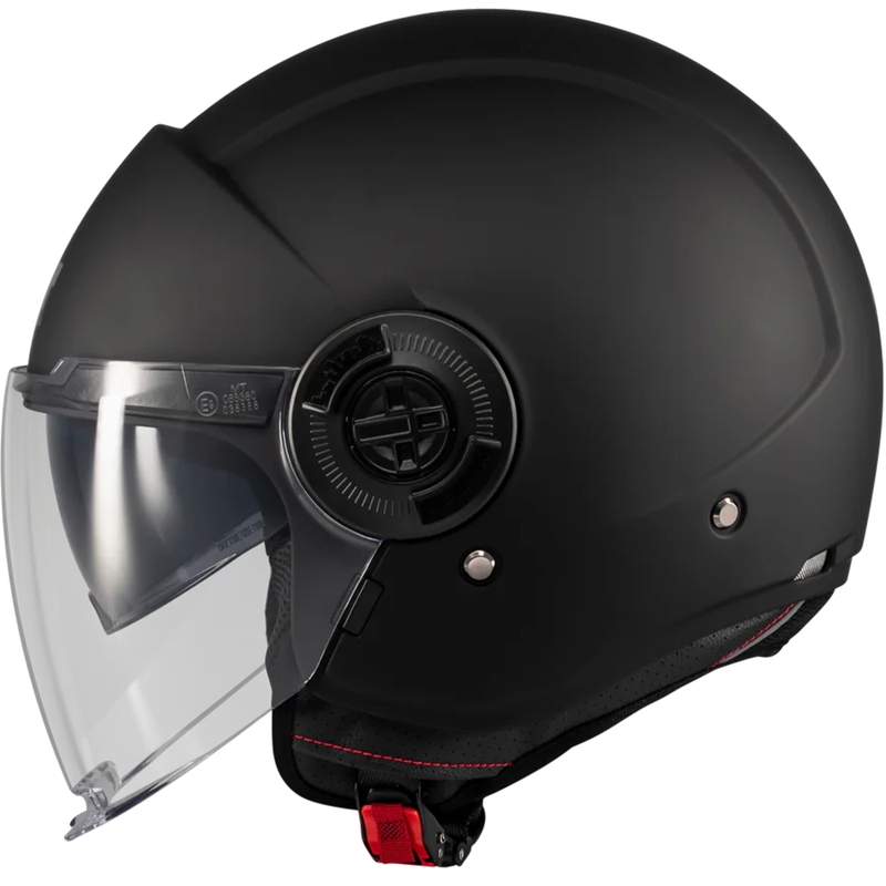 Offener Motorradhelm MT Viale SV S Pure A1 matt schwarz