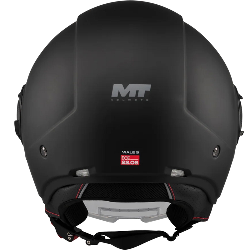 Offener Motorradhelm MT Viale SV S Pure A1 matt schwarz