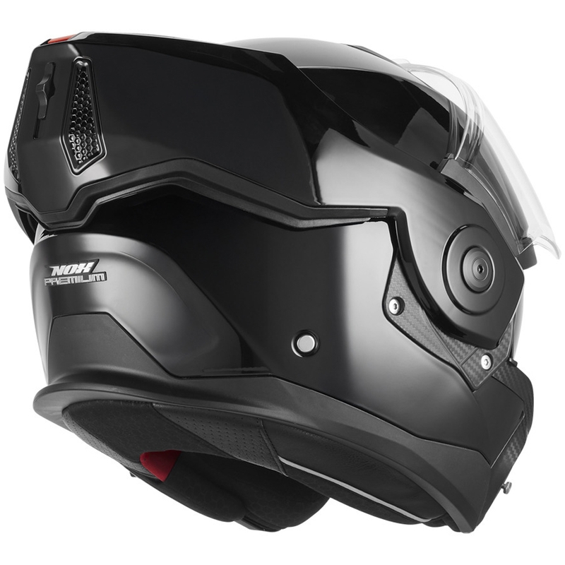 NOX PREMIUM Spinner Klapphelm für Motorräder, schwarz