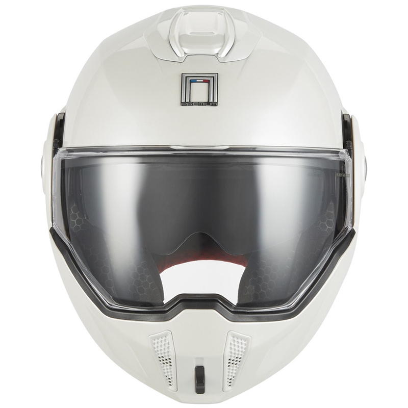Klappbarer Motorradhelm NOX PREMIUM Spinner weiß