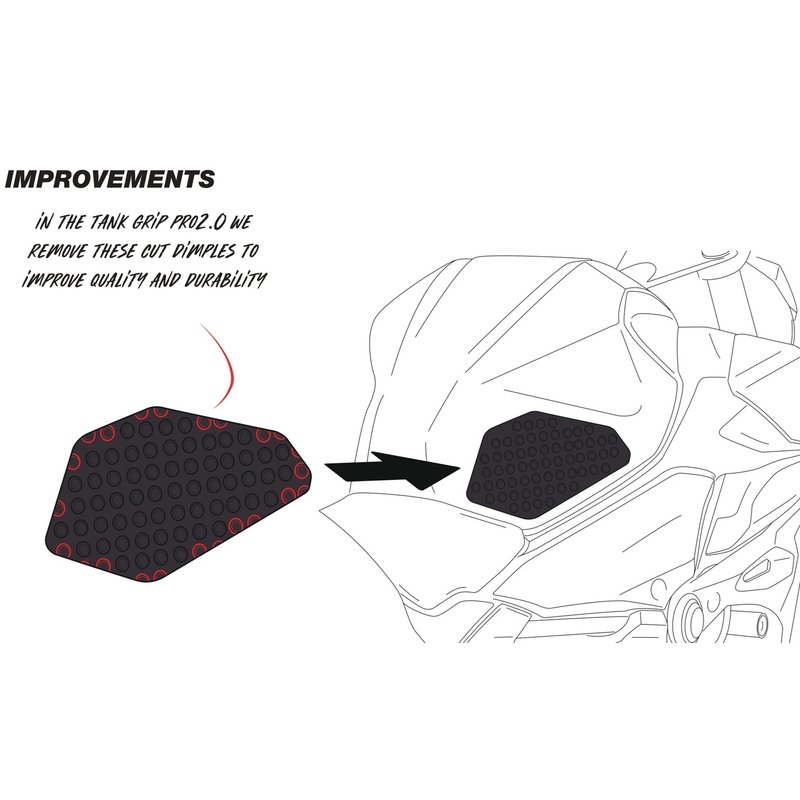 Tank protector PUIG Pro 2 transparent