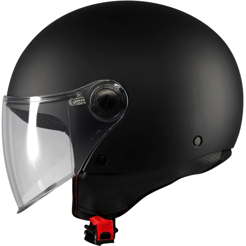 Offener Motorradhelm MT Street S Pure A1, mattschwarz