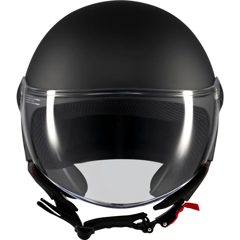 Offener Motorradhelm MT Street S Pure A1, mattschwarz