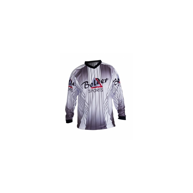 MX T-shirt Bolder grau und weiß Kreuz 605 Ausverkauf
