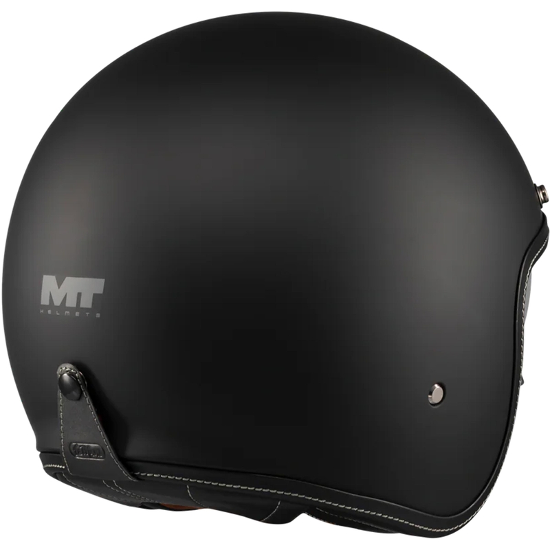Offener Motorradhelm MT Lemans 2 SV S Pure A1 matt schwarz