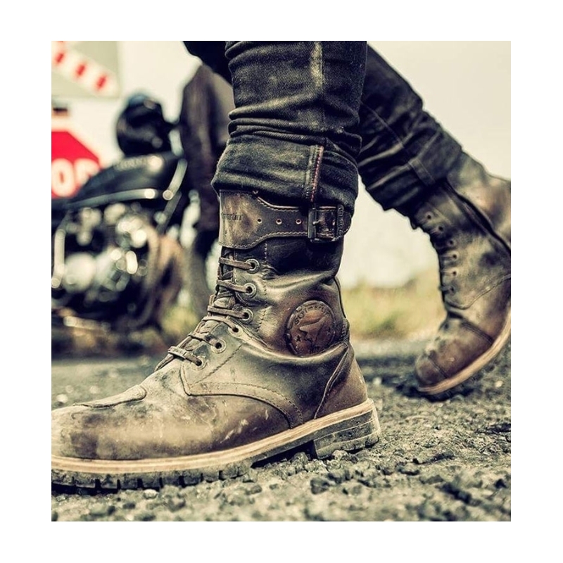 Stylmartin Rocket braune Motorradstiefel